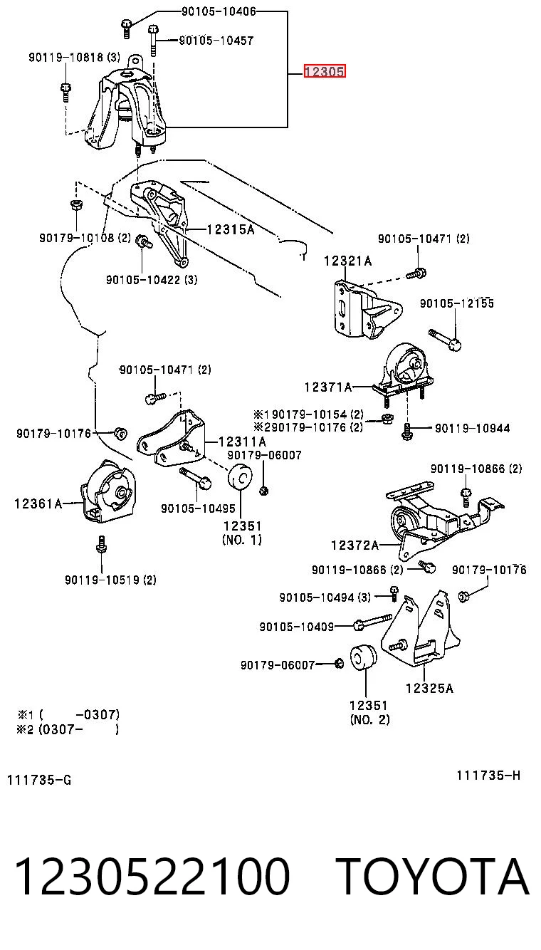 1230522100 Toyota 