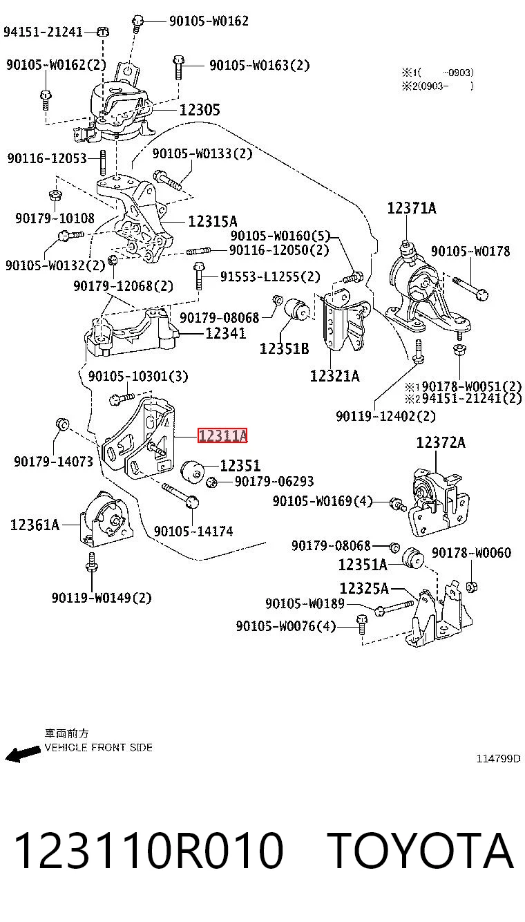 123110R010 Toyota
