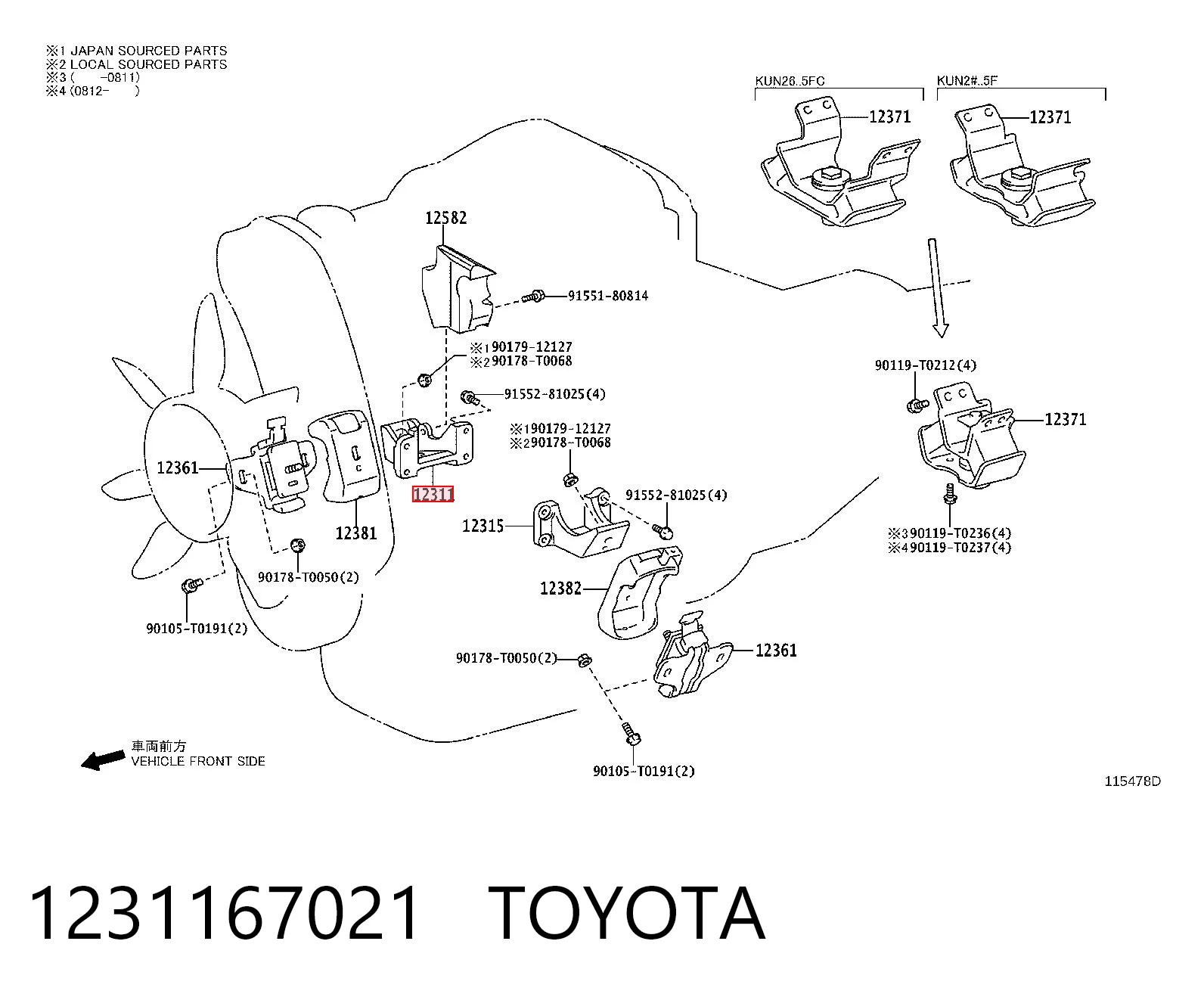 1231167021 Toyota