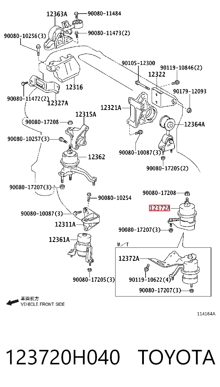 123720H040 Toyota