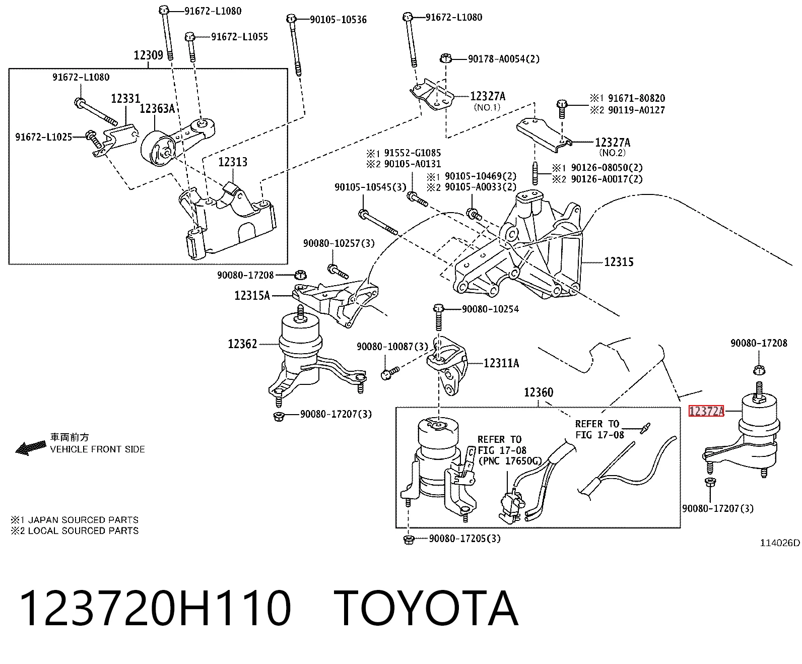 123720H110 Toyota