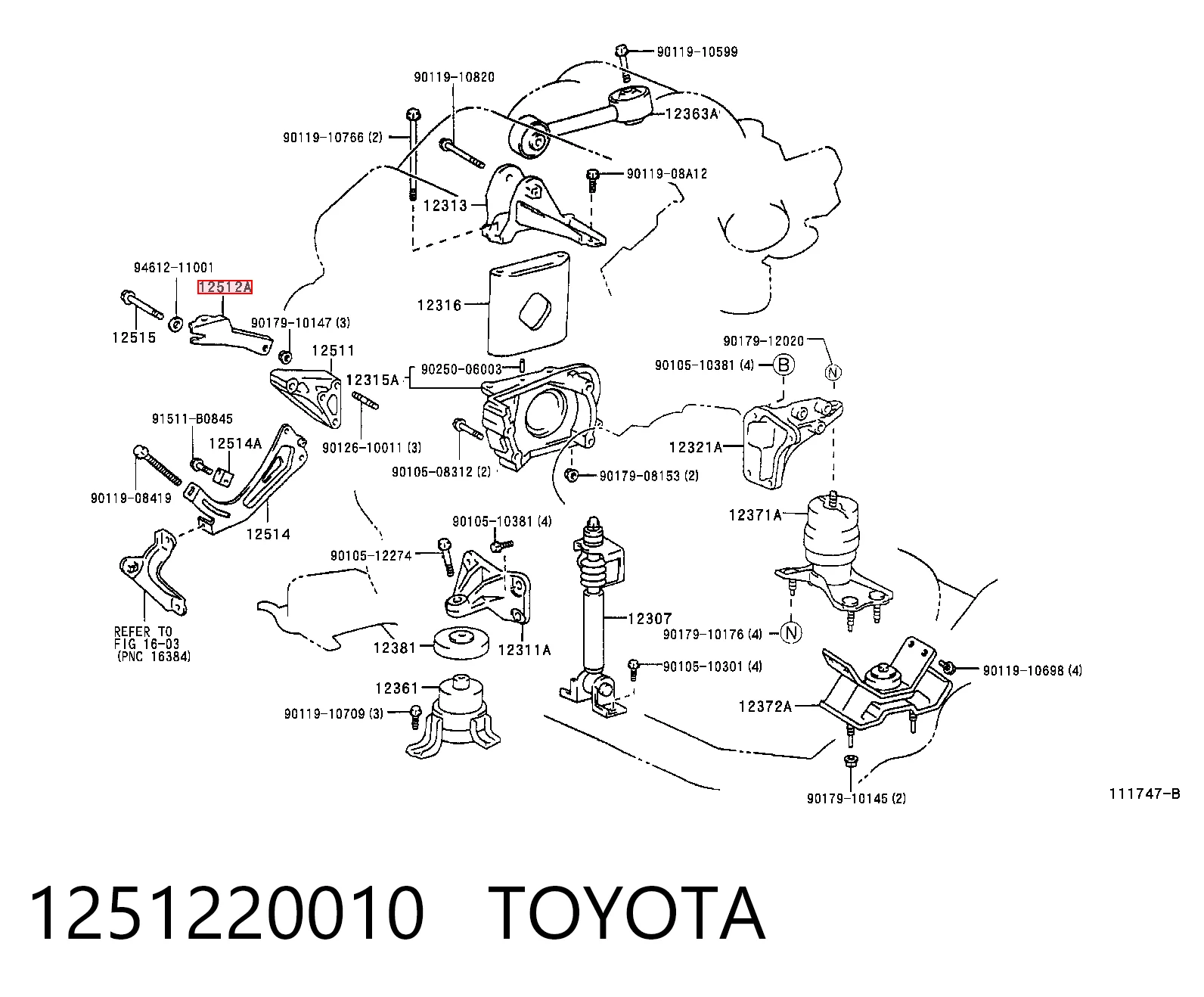 1251220010 Toyota