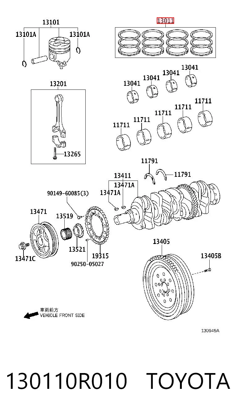 130110R010 Toyota