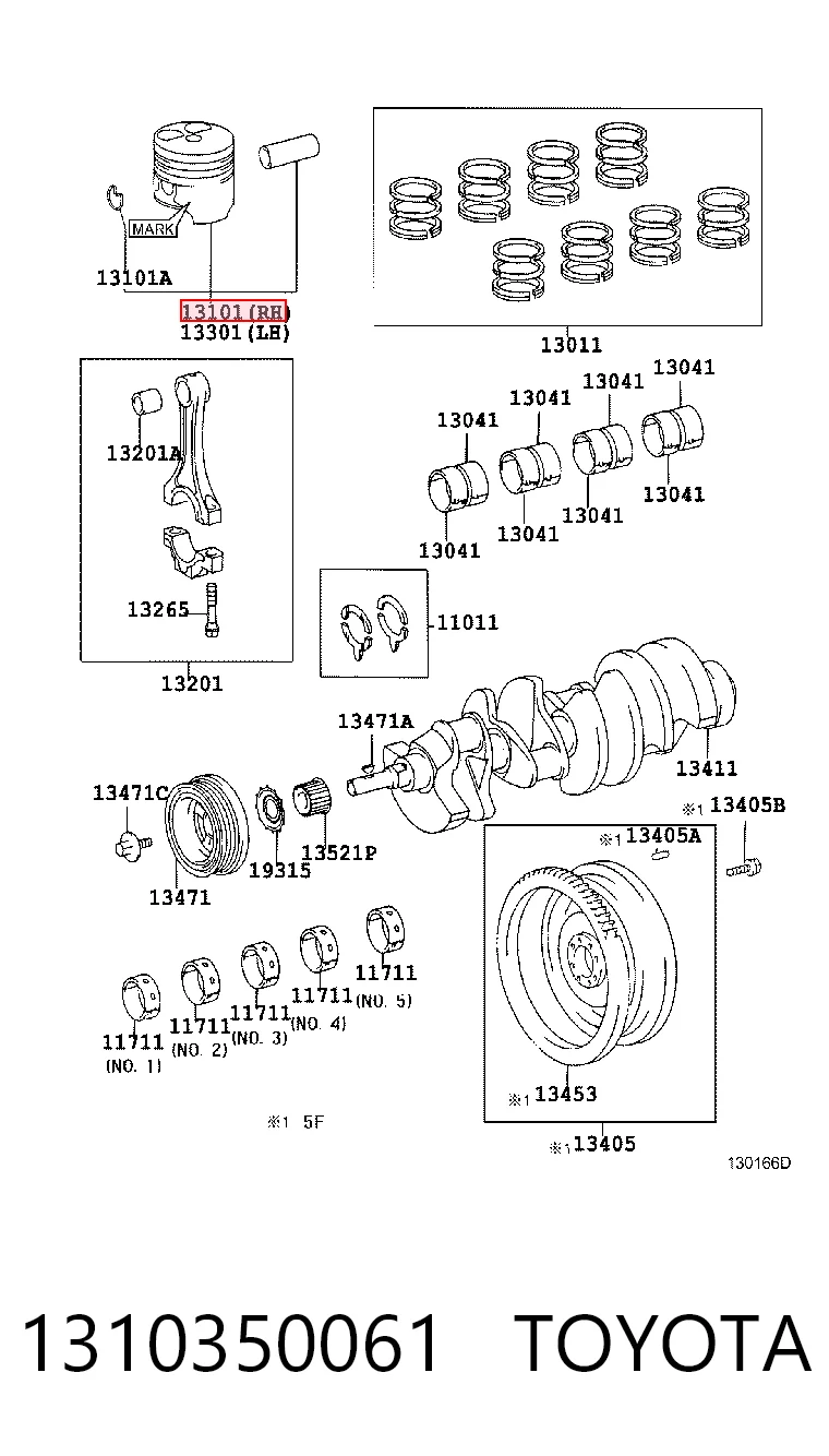 1310350061 Toyota