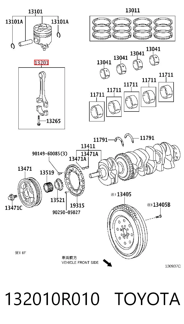 132010R010 Toyota