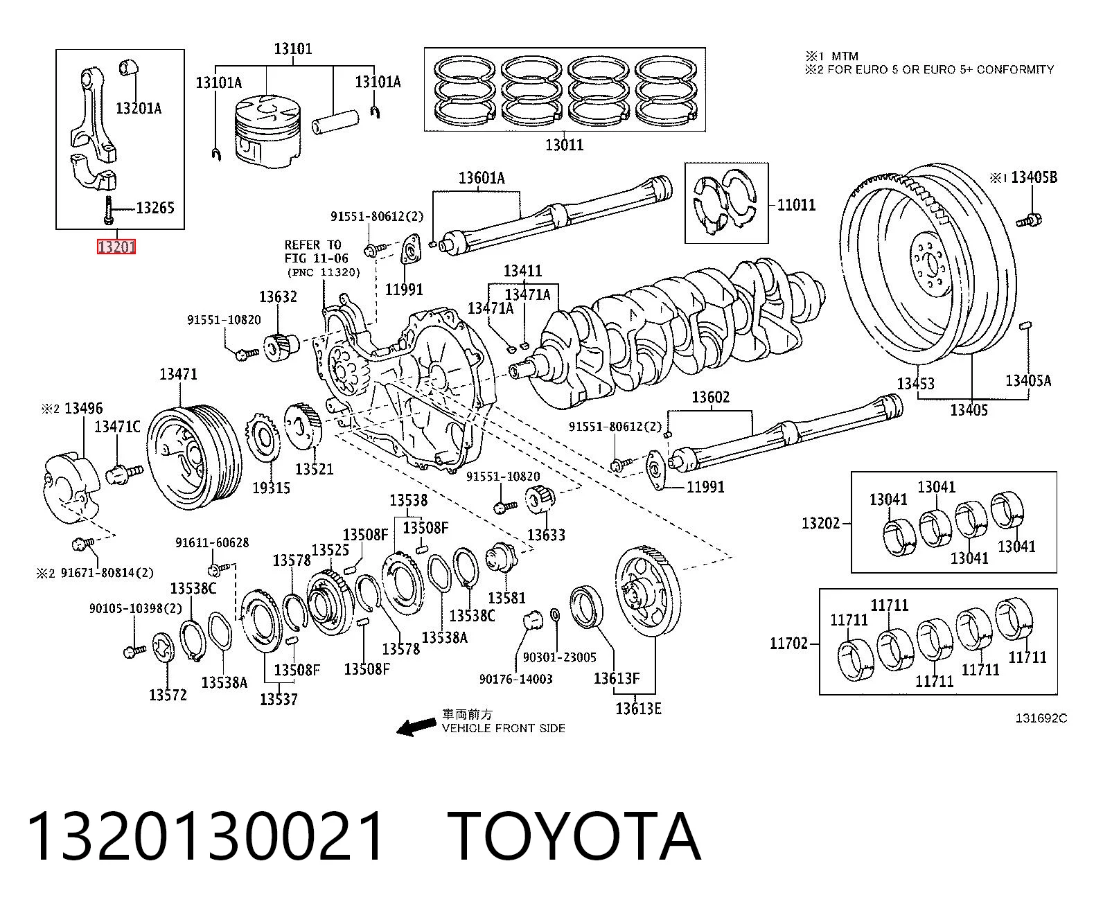 1320130021 Toyota
