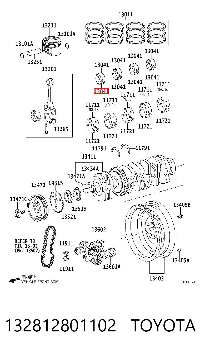 132812801102 Toyota