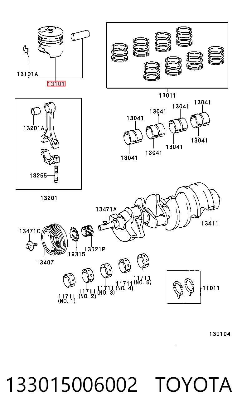 133015006002 Toyota