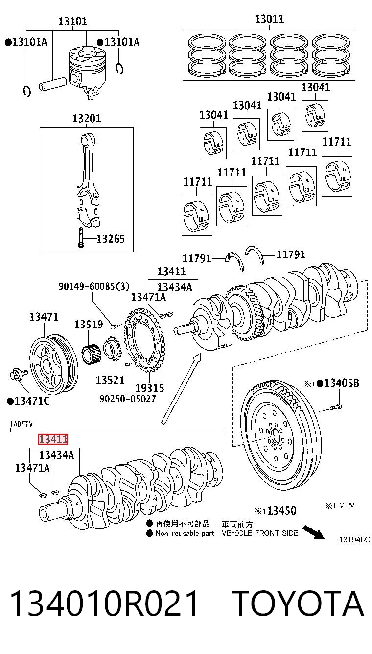 134010R021 Toyota