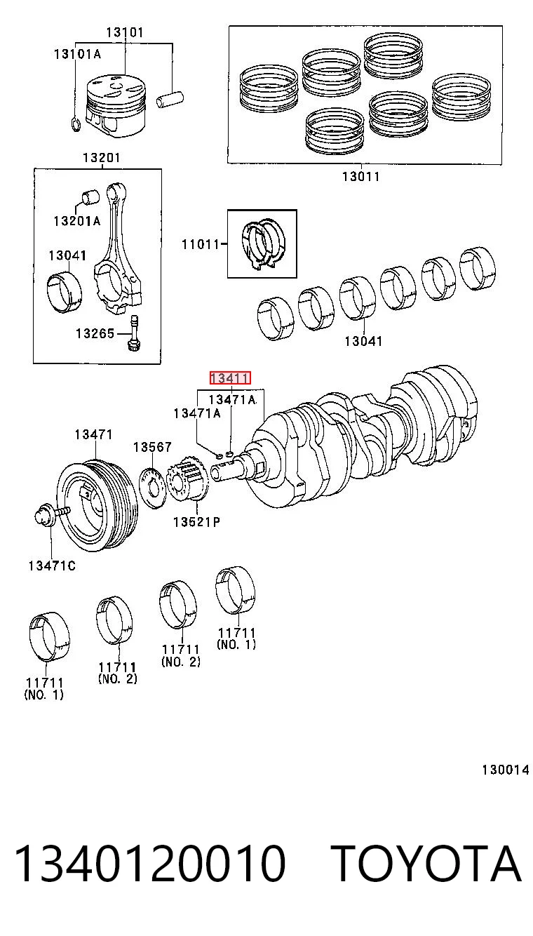 1340120010 Toyota
