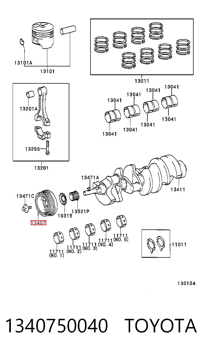 Dámper para Lexus LS  UCF30