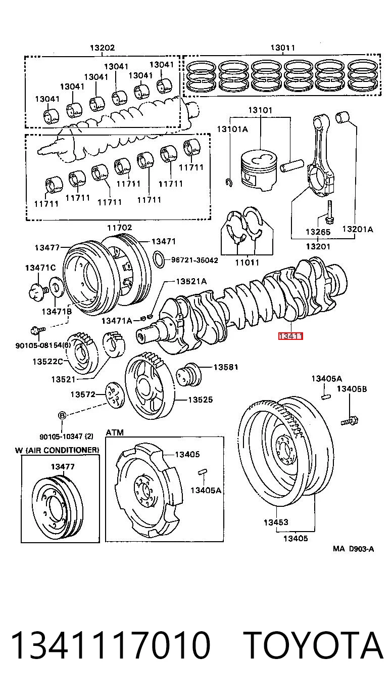 1341117010 Toyota