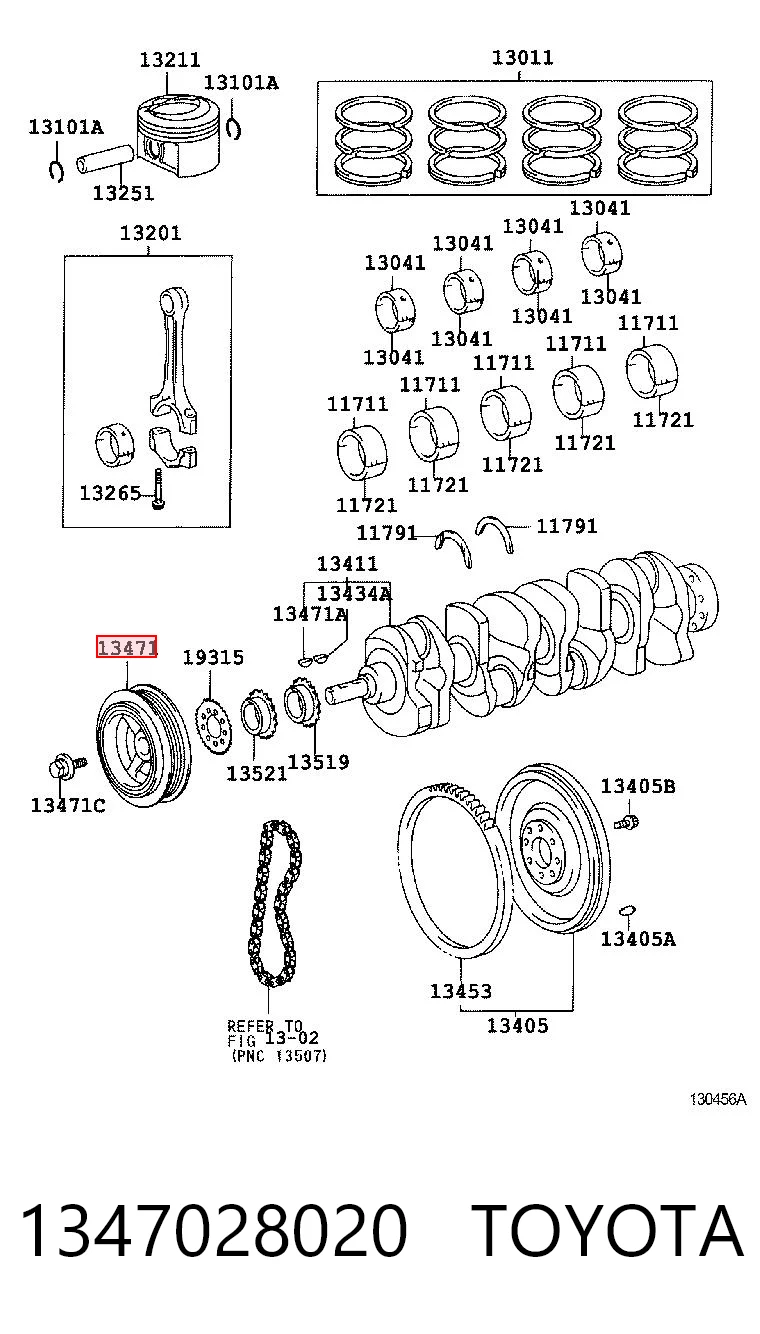 1347028020 Toyota Dámper