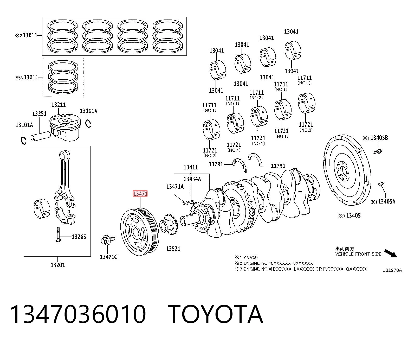 1347036010 Toyota Dámper