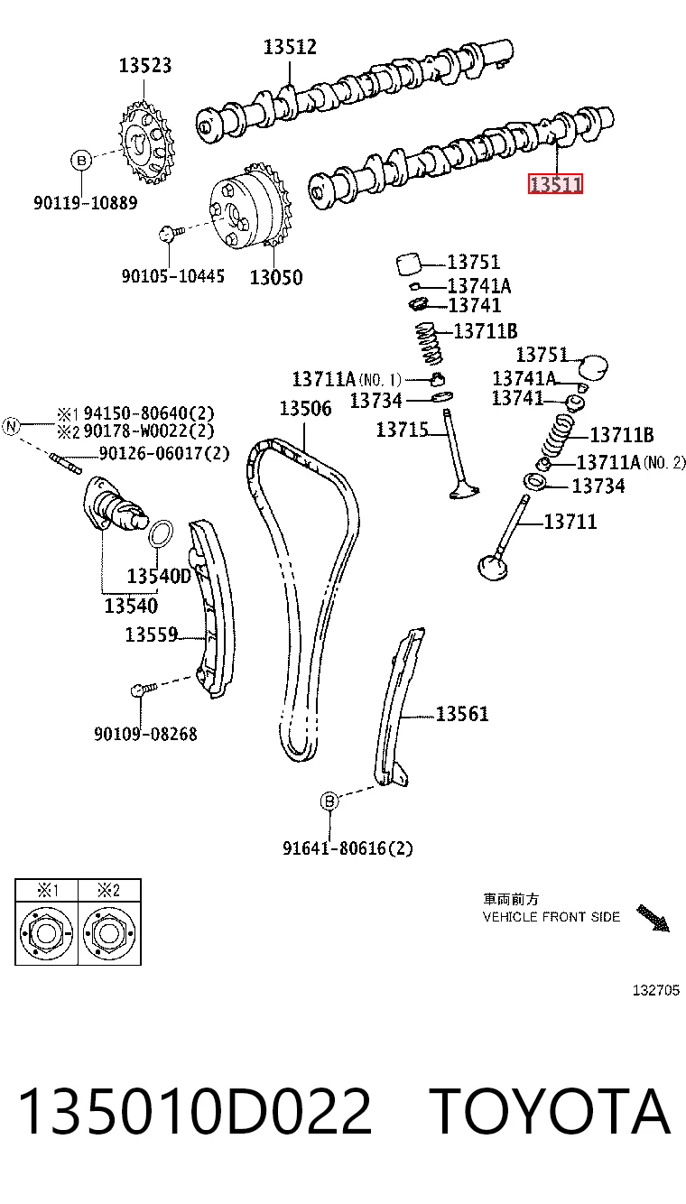 135010D022 Toyota