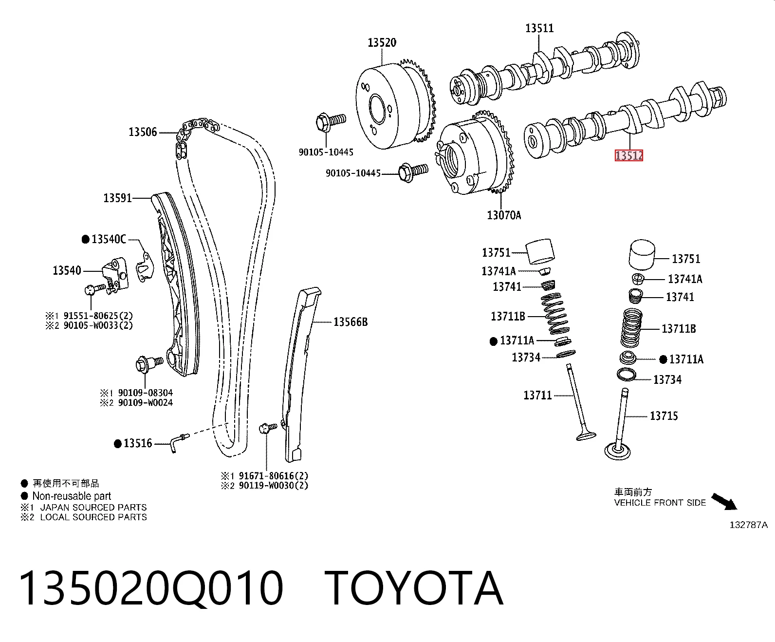 135020Q010 Toyota