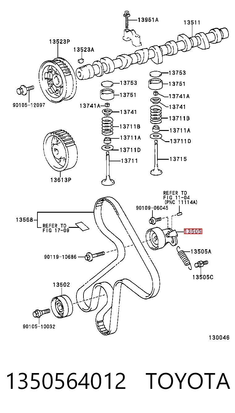 Rodillo tensor cadena Toyota Corolla liftback comprar en España