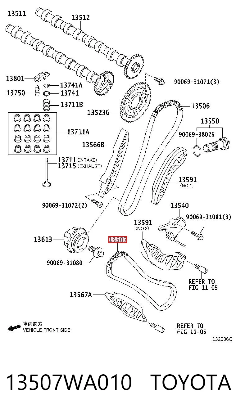 13507WA010 Toyota