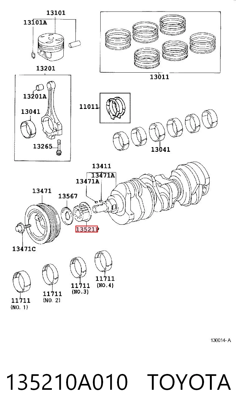 135210A010 Toyota