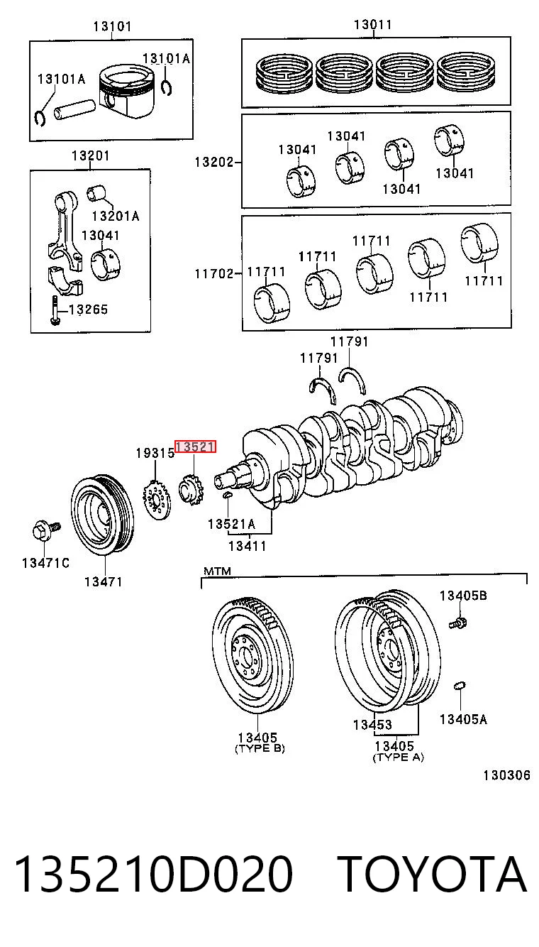 135210D020 Toyota