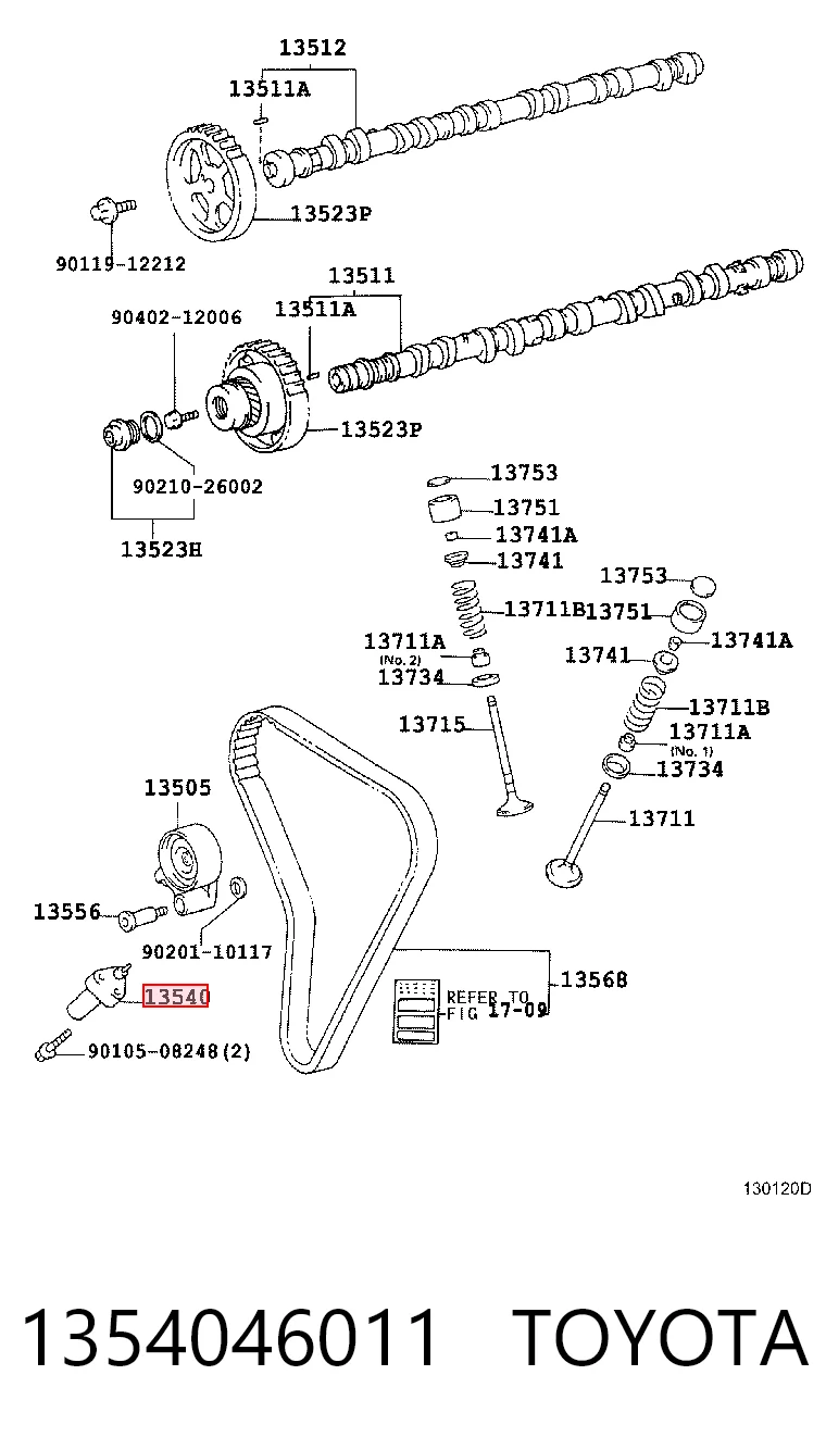 Comprar Tensor de la correa de distribución Lexus IS  E1 a bajo precio