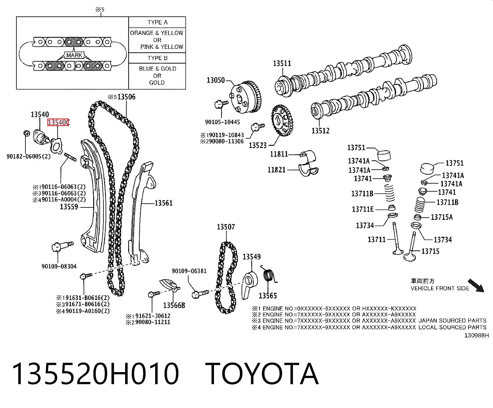 135520H010 Toyota