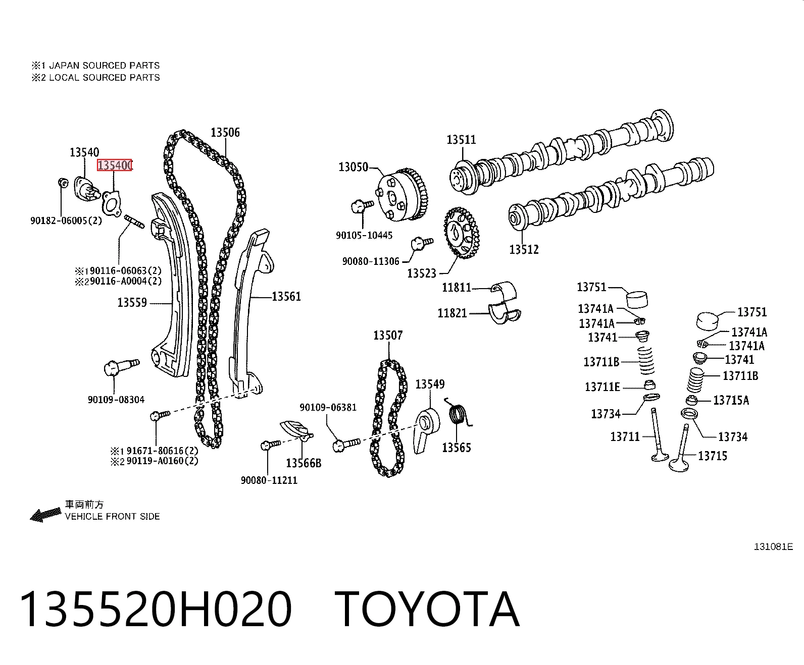 135520H020 Toyota