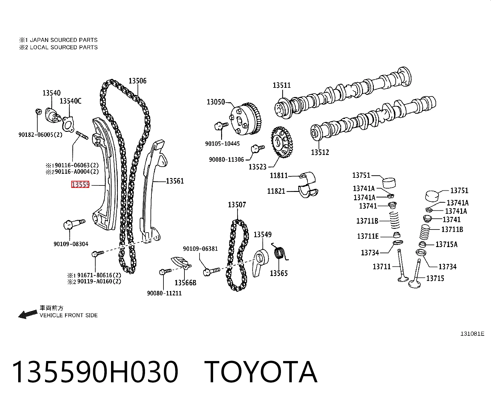 135590H030 Toyota
