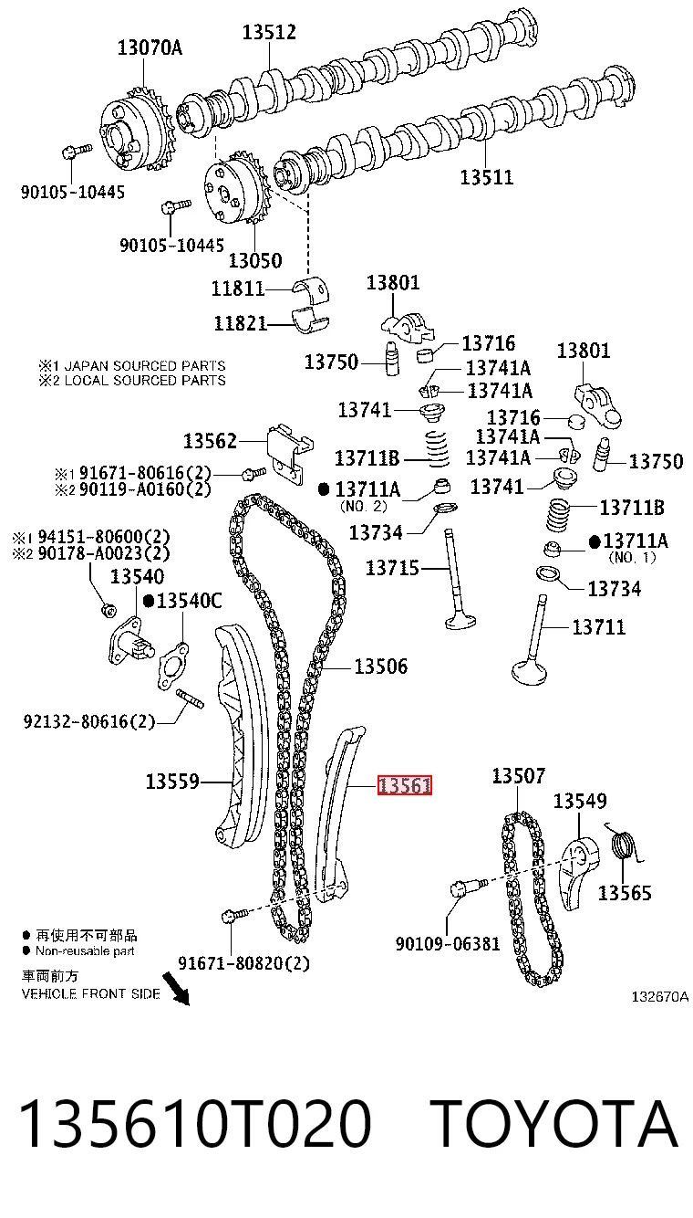 135610T020 Toyota