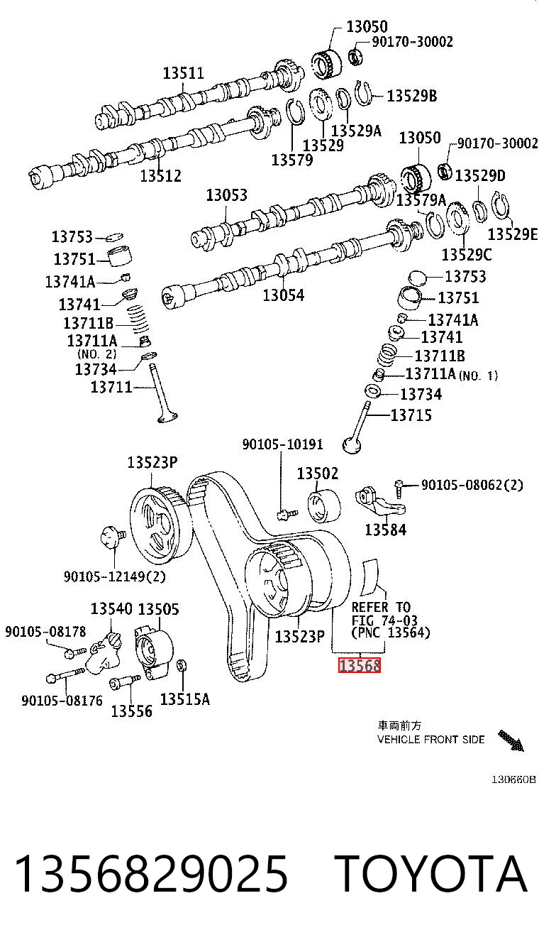 1356829025 Toyota Correa dentada