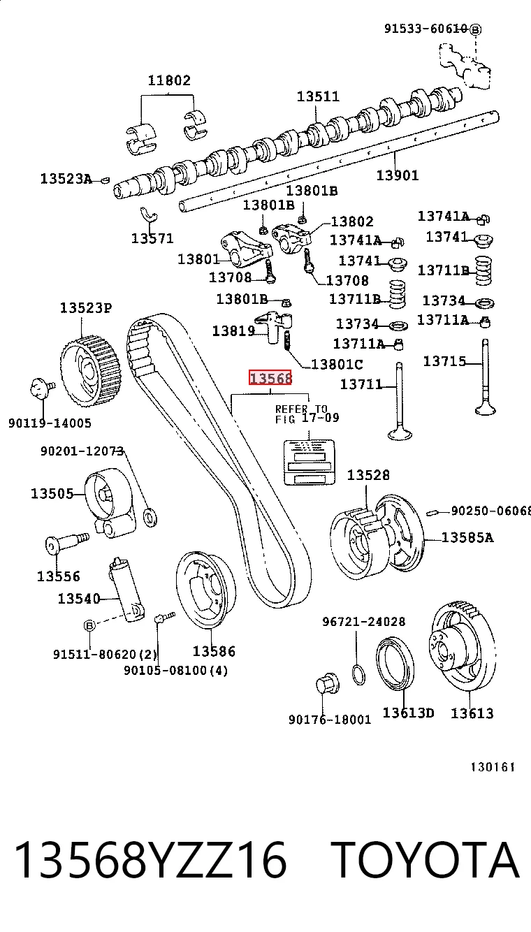  Correa distribución Toyota Land Cruiser 