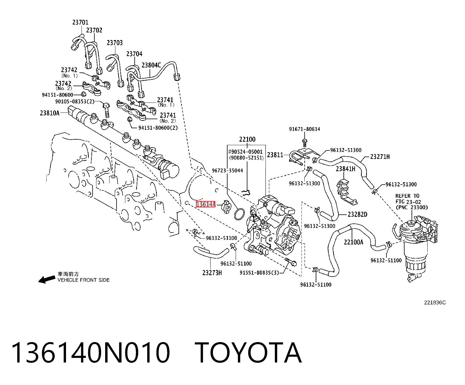 136140N010 Toyota