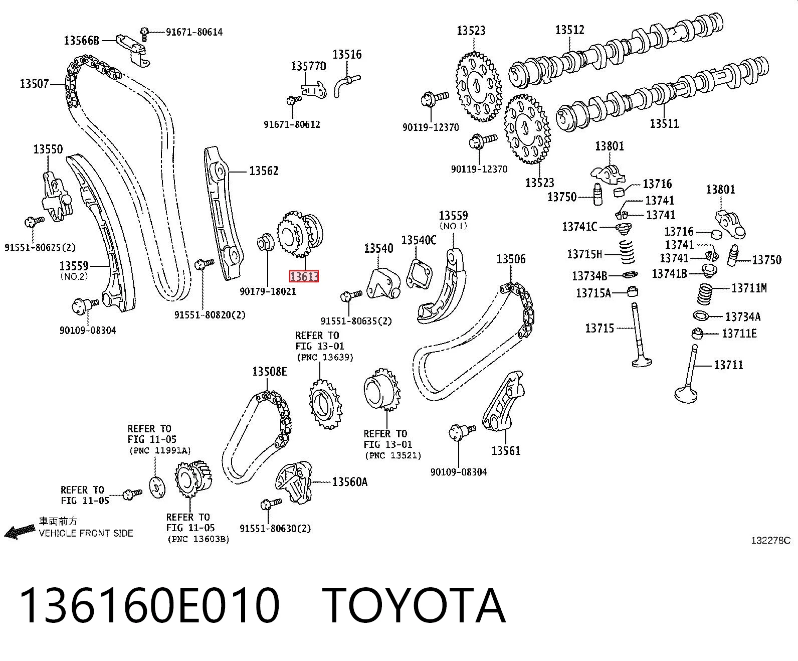 136160E010 Toyota