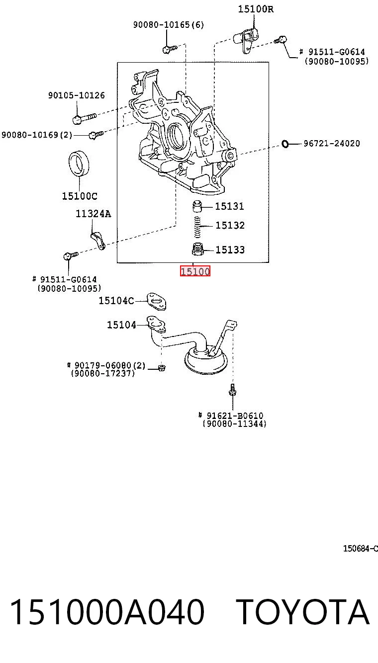 151000A040 Toyota
