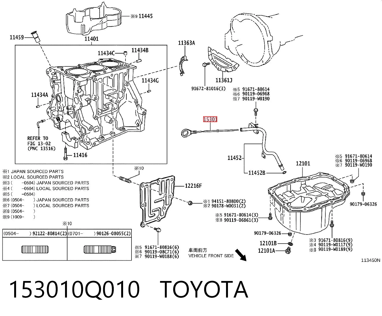 153010Q010 Toyota