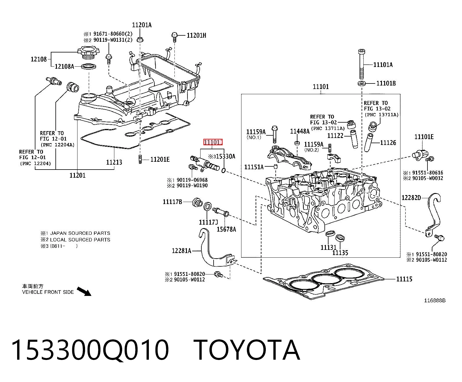 153300Q010 Toyota