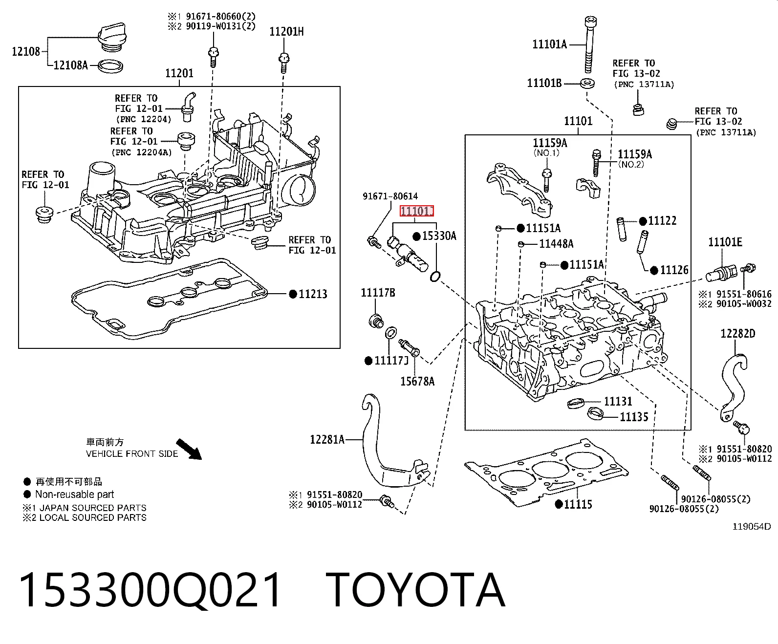 153300Q021 Toyota