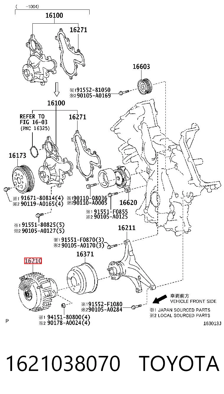 1621038070 Toyota Embrague viscoso