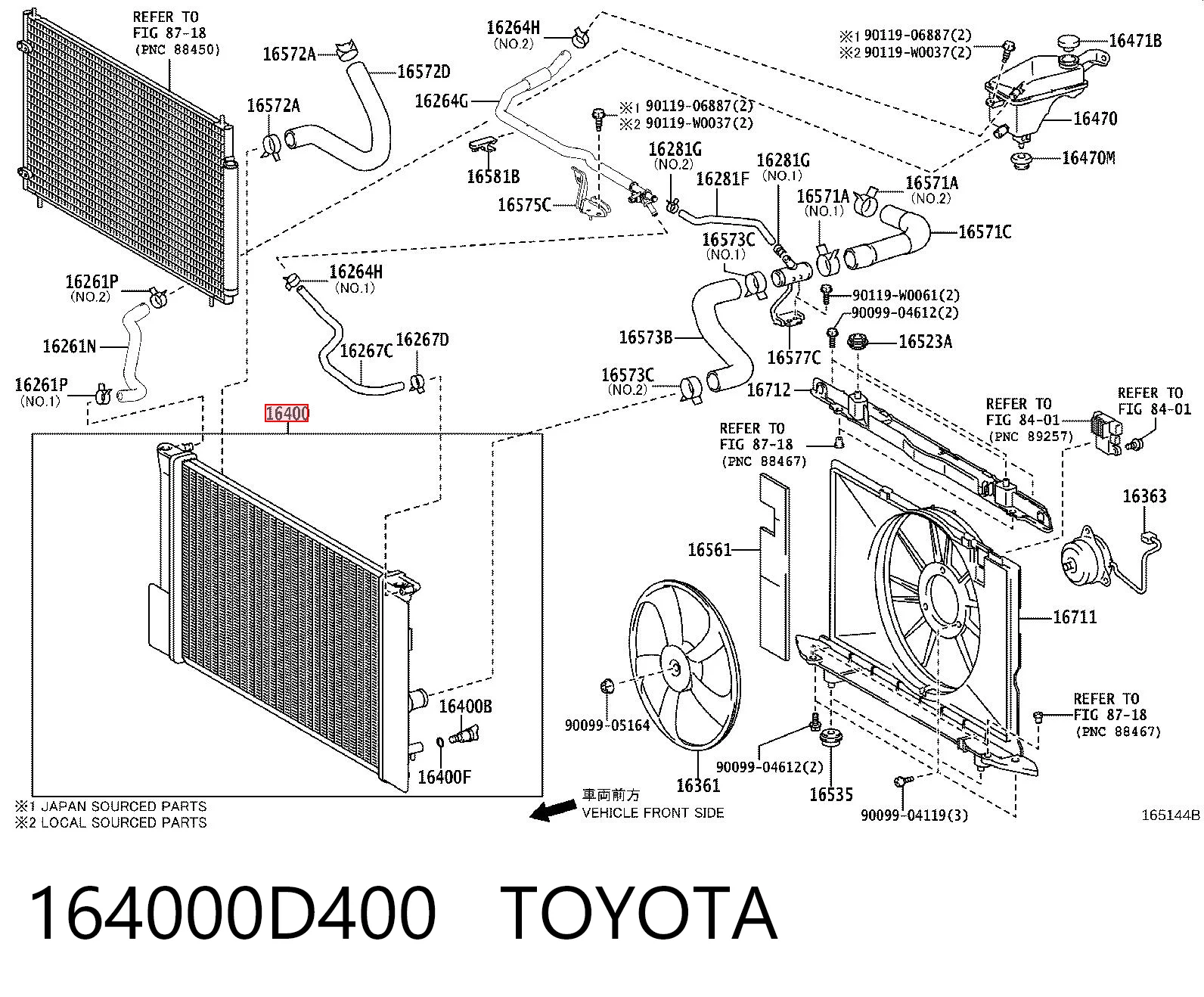 164000D400 Toyota