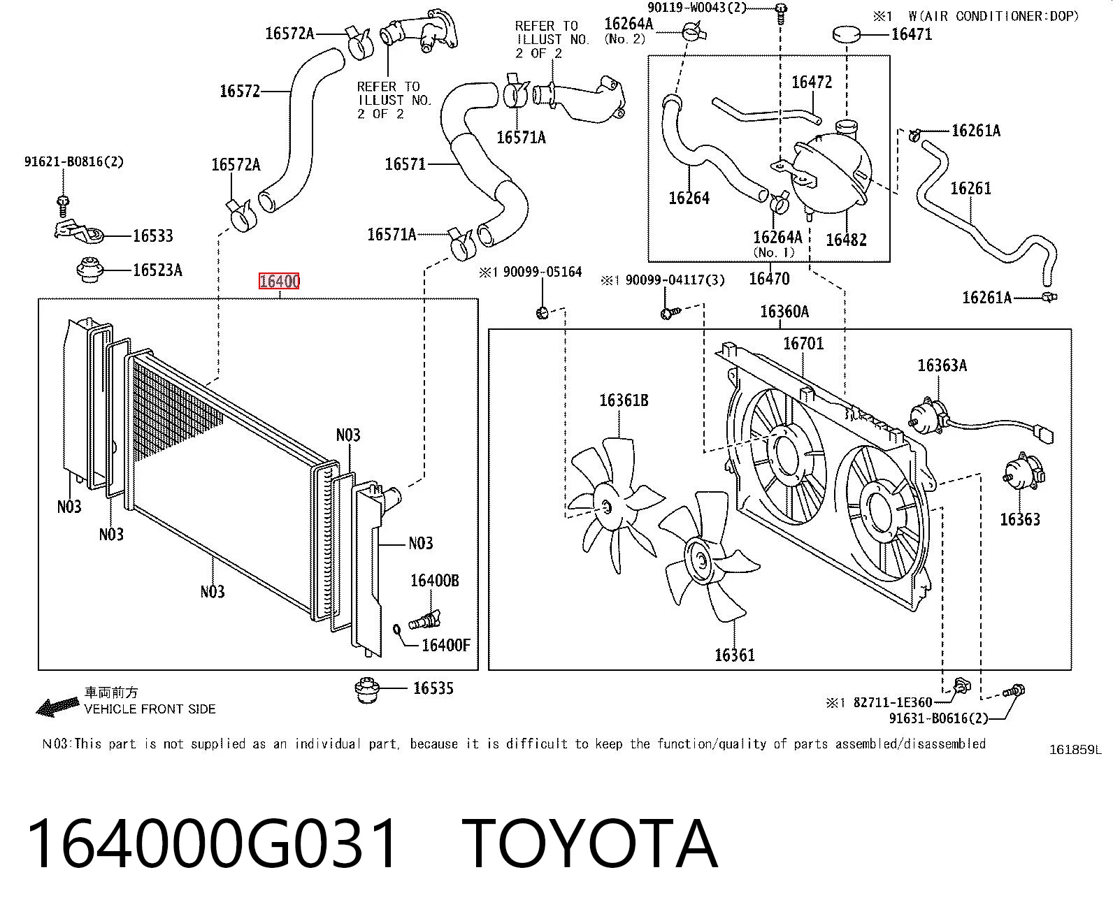164000G031 Toyota