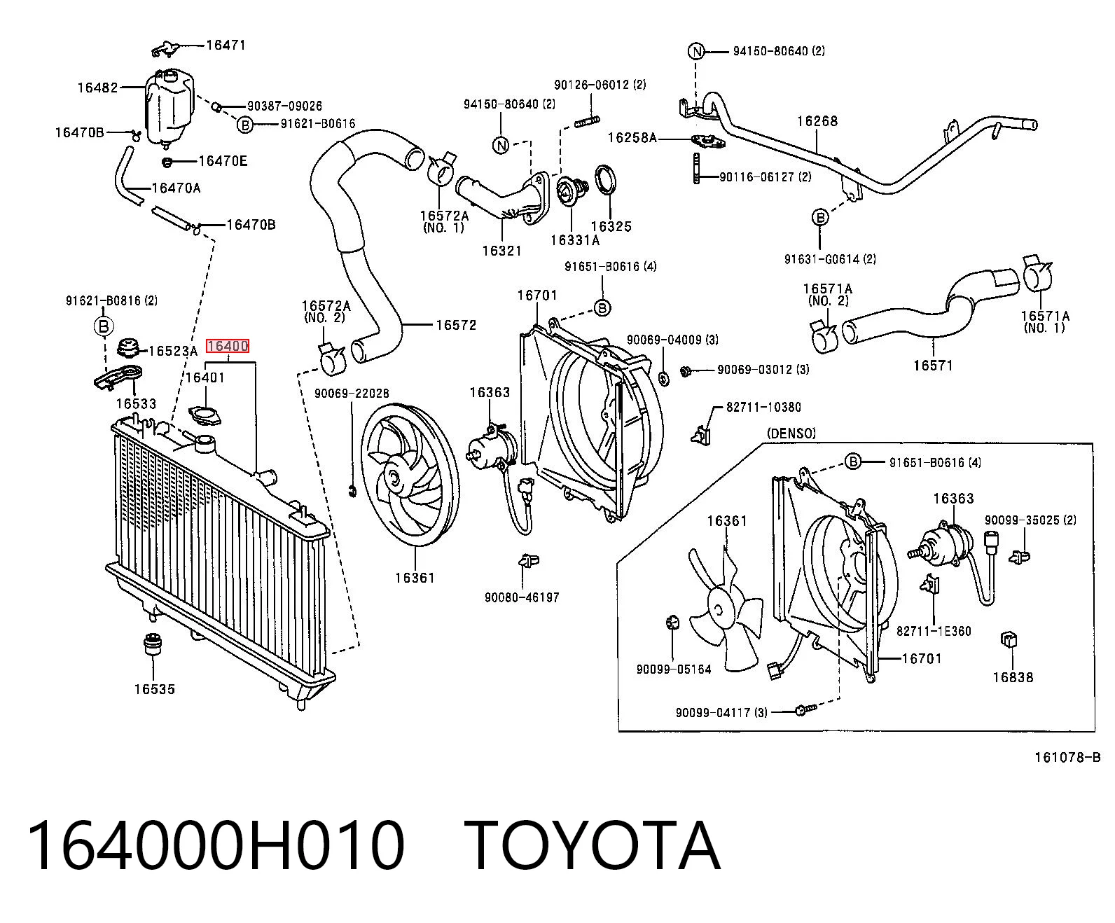 164000H010 Toyota