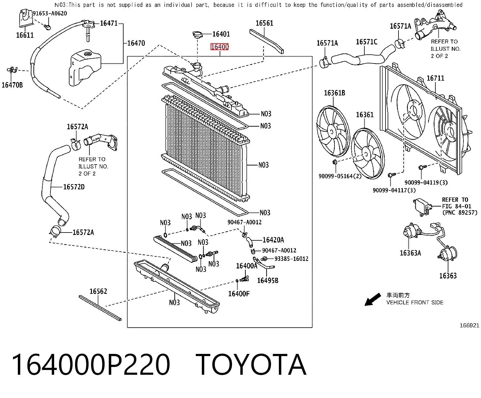 Radiador 2213158 Denso