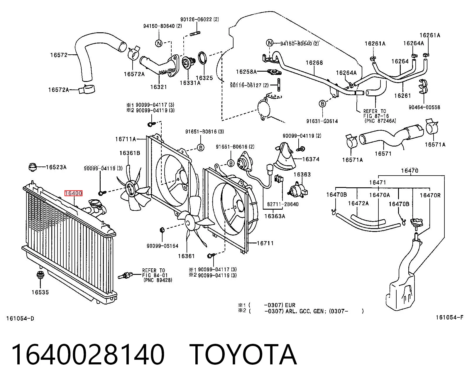 1640028140 Toyota Refrigeración del motor