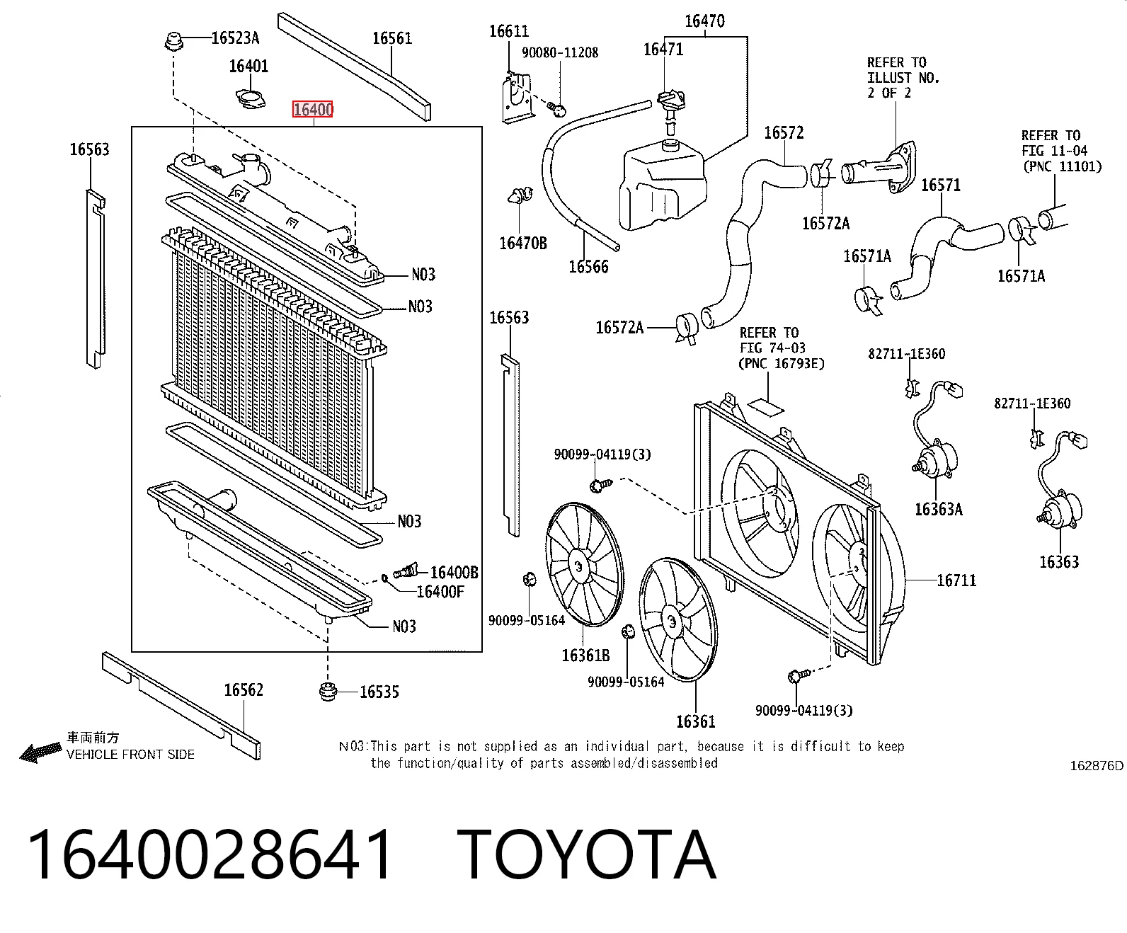 1640028641 Toyota Refrigeración del motor