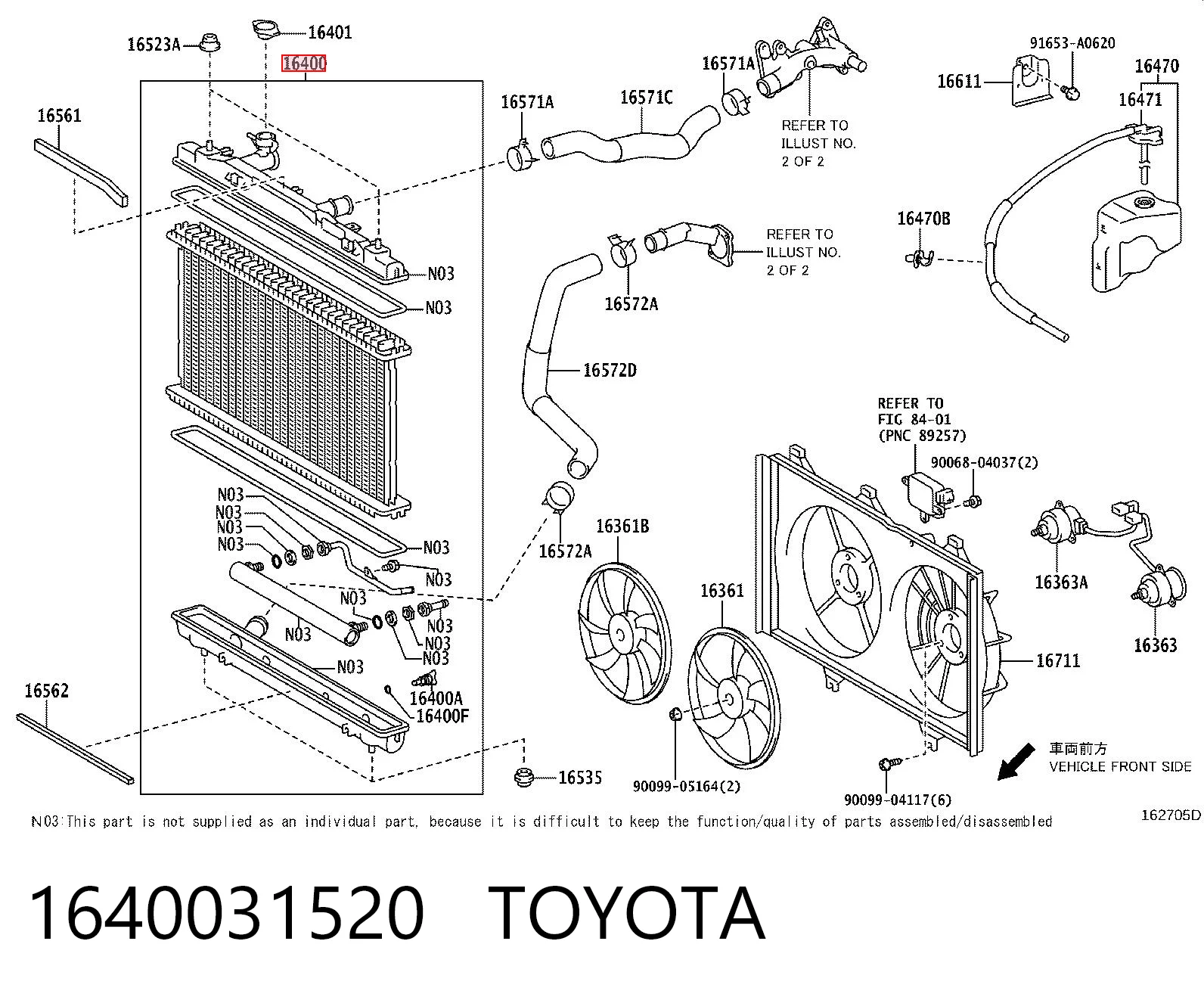 Radiador 2213158 Denso