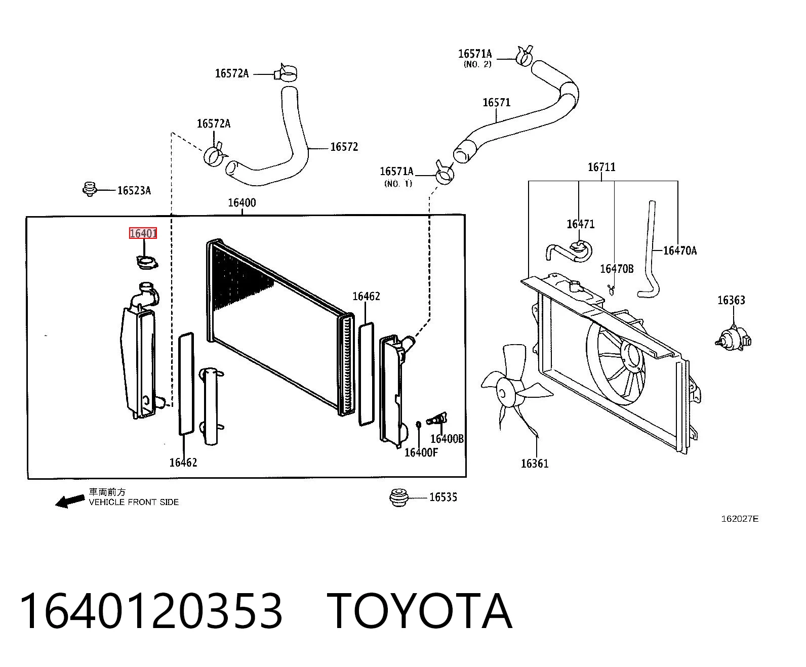 1640120353 Toyota Tapa de radiador