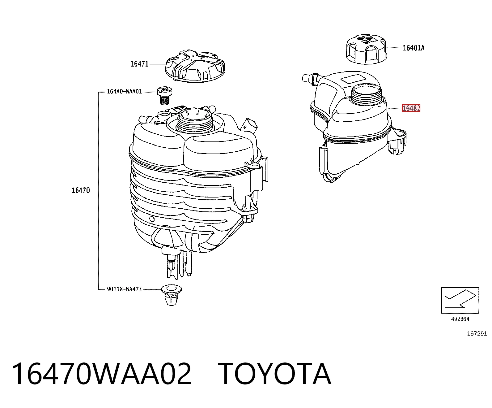 Depósito de expansión para BMW 3  G21, G81