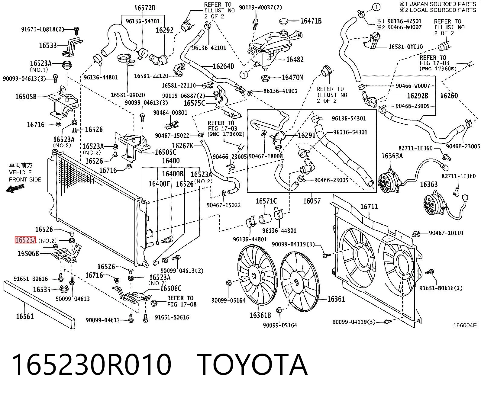 165230R010 Toyota