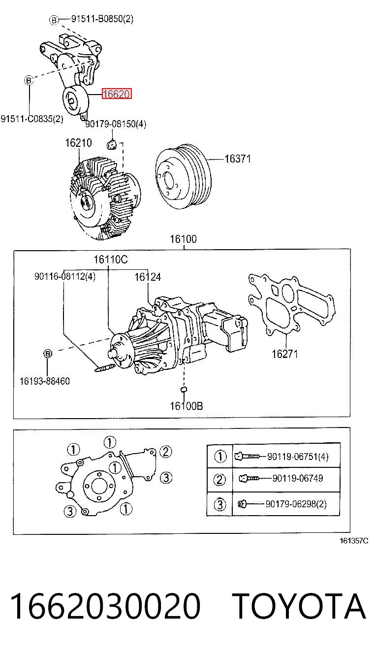 Tensor de la correa trapecial poli v Toyota Hilux  pick-up comprar en España
