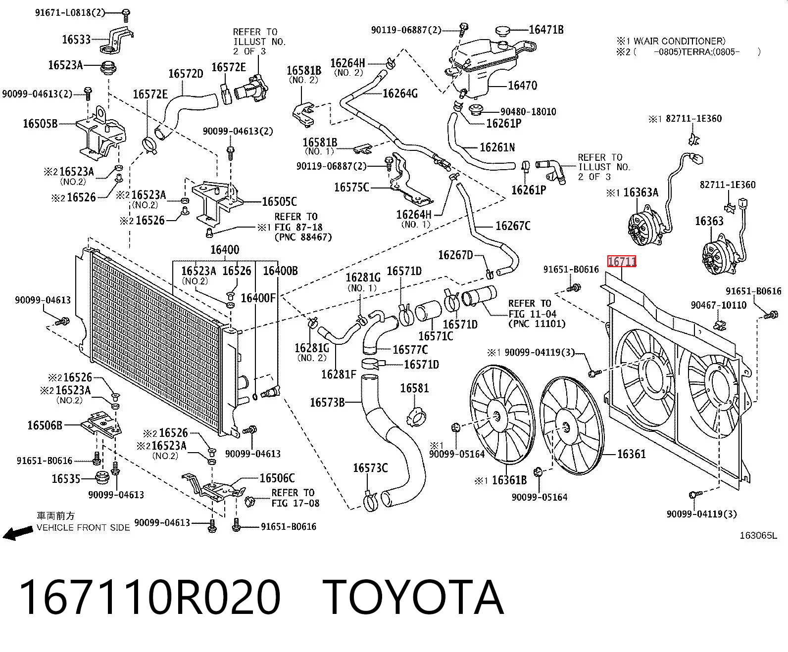 167110R020 Toyota
